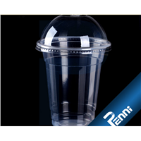 Disposable Clear PP / Pet Plastic Soft Drinking Juice Cup