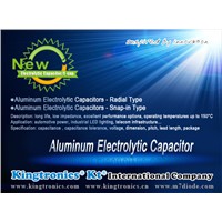 Kt Kingtronics Aluminum Electrolytic Capacitor (Electrolytic Capacitor/E-Cap)