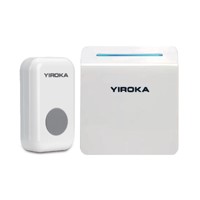 YIROKA Battery Powered Doorbell & Also Waterproof Doorbell with Long Range Wireless