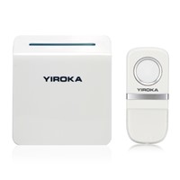 YIROKA Best Wireless Doorbell Battery Free Doorbell 3 Grade Volume Adjusting
