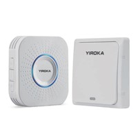 YIROKA Motion Sensor Doorbell Battery Free Wireless Doorbell with 4 Grade Volume Adjusting