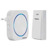 YIROKA Wireless Doorbell System Wireless Doorbell Kit with 58pcs Musice for Chosen