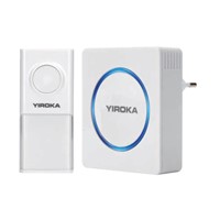 YIROKA Wireless Intercom Doorbell System with Cordless Bell