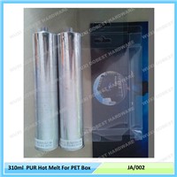 PET Plastic Box Aluminum Cartridge PUR Hot Melt Dispensing Sealant
