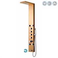 Rose Golden High Quality Thermostatic Shower Panel TP9378 Rose Golden Shower Panel