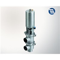 Sanitary Stainless Steel Pneumatic Stop Reversing Valve