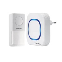 YIROKA Best WiFi Doorbell with Self Learning Code Wireless Buzzer System