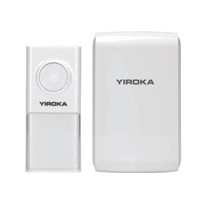 YIROKA Replace Wired Doorbell with Plug in Wireless & Cordless Bell with 2 Remote