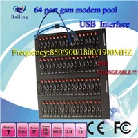 Quad-Band USB Multi-Ports (64ports) GSM/GPRS Modem Pool Based on Wavecom Module Q2686/Q2687/Q24plus