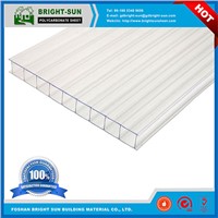 Green House UV Blocking Twin Wall Polycarbonate Sheet with 10 Years Warranty