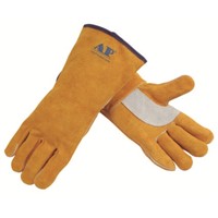 ODM/OEM High Quality Long Welding Safety Leather Glove