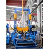 Vertical H-Beam Assembling-Welding-Straightening Integrate Machine