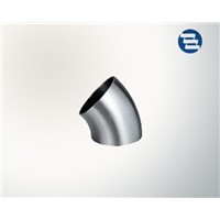Sanitary Stainless Steel Mirror Polished 45 90 180 Degree Weld Elbow