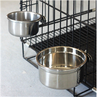 Pet Bowls Pet Bowl Cat Dog Stainless Steel Hanging Bowls Pet Feeder