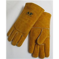 Leather Glove Manufacturer Highly Durability Welding Safety Glove