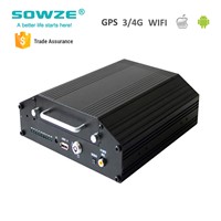 Vehicle Tracking System H. 264 4CH AHD HDD Mobile DVR with Passenger Counter