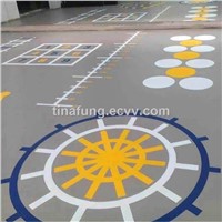 Gym Functional Fitness PVC Custom Design Floor