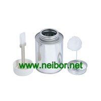 Chemical Industry Use Brush In Can PVC Glue Can Metal Tin Container 100ML 250ML 500ML 1000ML with Screw Lid