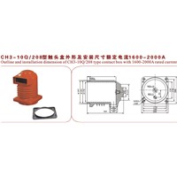 CH3-10 Q/250 TYPE & 3150-4000 A Rated Current Epoxy Resin Contact Box for Circuit Breaker