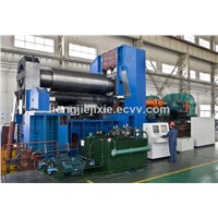 Heavy Duty Upper Roller Universal 3-Roller Rolling Machine for Thick Plate Rolling Tanks