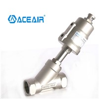 Pneumatically Actuated Stainless Steel Angle Seat Valve