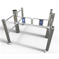Small Automatic Swing Barrier Turnstiles for Supermarket Access Control System