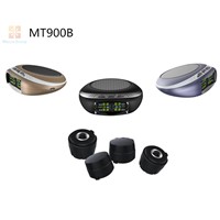TPMS Wireless Rechargeable Solar Panel Car Tire Pressure Monitoring System+4 External TPMS Sensors MT900B
