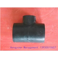 Black Plastic Pipe Fitting PE Injection Molding Socket Reducing Tee