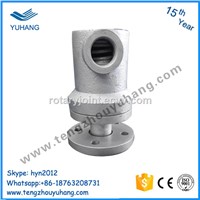 One Way Flange Connection High Temperature Steam Rotary Joint Precision Cast Steel Rotary Union