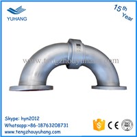 Stainless Steel High Pressure Water Swivel Joint Elbow Flange High Temperature Hydraulic Rotary Union Accept Custom