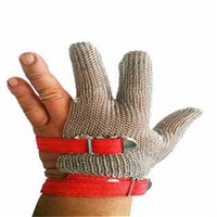 Three Finger Stainless Steel Mesh Chainmail Glove