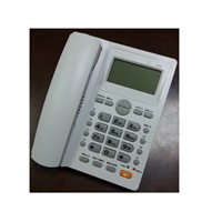 Stock Inventory Caller ID Corded Telephone, Wall /Desk Mountable Phone.