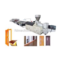 High Output for Panels WPC Extrusion Line( PE PVC Single Wall Extruder )