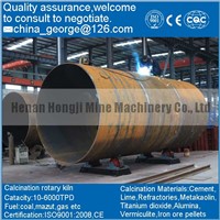 Factory Price Good Quality Bauxite Rotary Kiln Sold To Mary Oblast