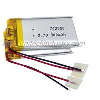 Rechargeable Lithium Polymer Battery 702550 3.7V 800mAh Lipo Battery Pack