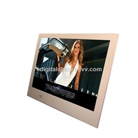 8 Inch Slim Metal Digital Photo Frame with Media Player