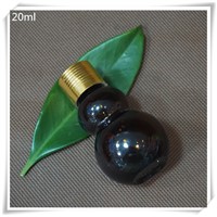 Good Quality Double Gourd Shape Brown Glass Essential Oil Bottle Wholesale