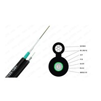 Central Loose Tube Aerial Fiber Cable GYXTC8Y, Figure 8 Non Metal Armoured Optical Fibre Cable