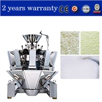Professional Samll Particle Rice Sugar Chicken Essence Weigher with Multi-Mouth Feeder