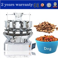 Nuts, Coffee Beans, Animal Feeds Weighing &amp;amp; Packaging Machine with Multihead Weigher