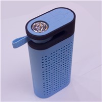 Portable Wireless LED Bluetooth Speaker Mobile Charger with FM Radio Flashlight