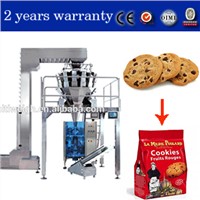 Bread Chips/Biscuit Weighing & Packaging System with Multihead Weigher
