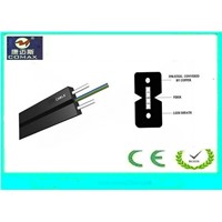 Low Smoke G652D Indoor Fiber Cable GJXFH / GJXH FTTH Fiber Optic Cable