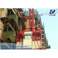 SC100 Building Construction Hoist Single Cage 1000kg Elevator
