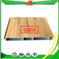 Wood Color Series Aluminum Profile for Kitchen Cabinet Extruded