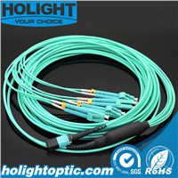 MPO to LC Om3 Trunk Fiber Optic Cable