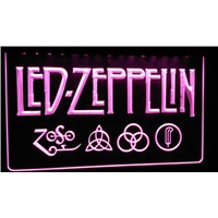LS045-p LED Zeppelin Rock n Roll Punk Neon Light Sign