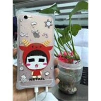 New Version Silicone Custom Phone Cover with Cute Carton Shape