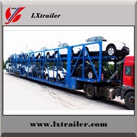 2 Double Axles 16meters 8 Units Transporting SUV Car Carrier Semi Trailer