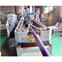 HDPE/PVC Double Wall Corrugated Pipe Extruder